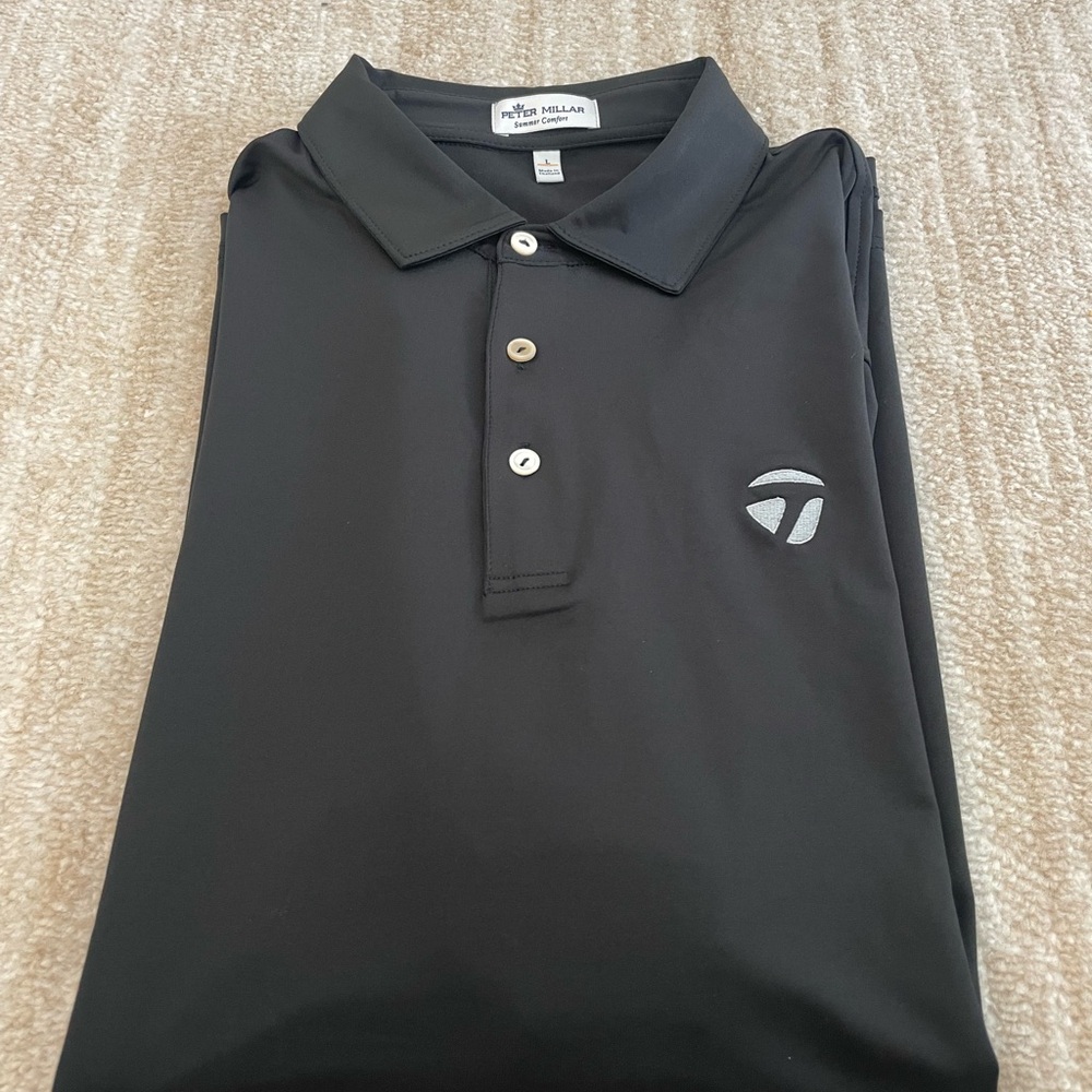 Peter Millar Classic Black Polo - image 2